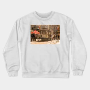 Cable Car at San Francisco Crewneck Sweatshirt